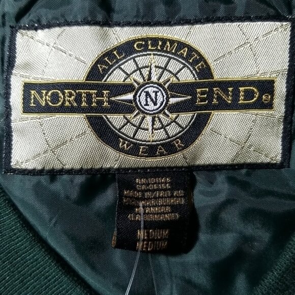 North End Micro Plus Men's Golf Vest Size M & XL Alpine Green All Climate Wear - Picture 5 of 9